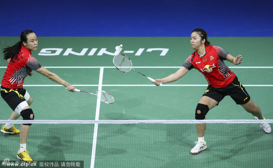 羽毛球世锦赛第三日精彩瞬间