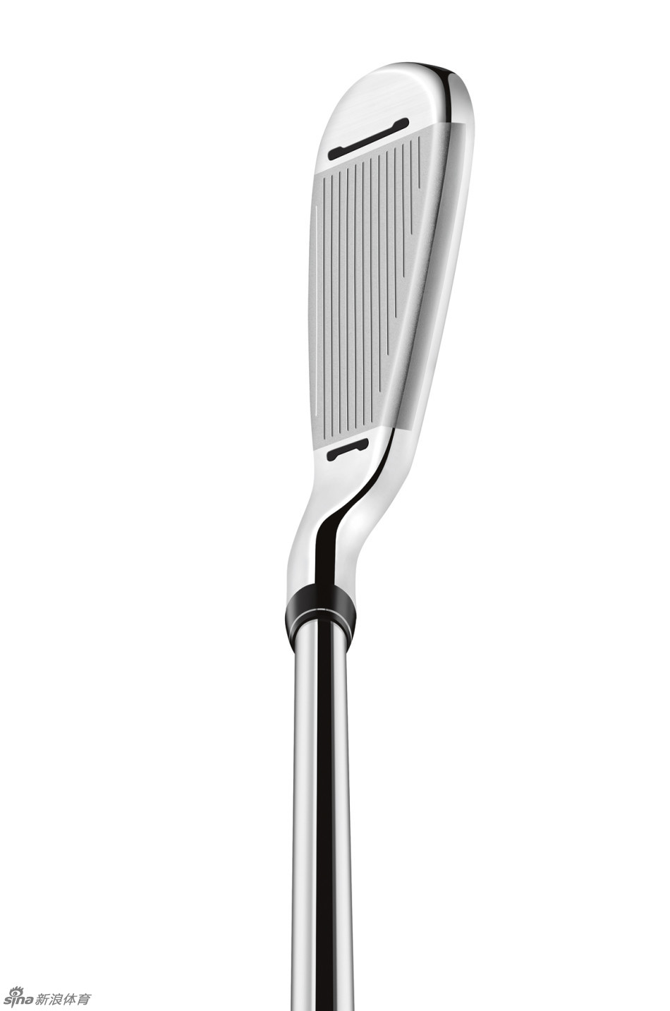 RSi 1铁杆杆面正面视角，巨大的甜蜜点区域给予球手充分的信心。