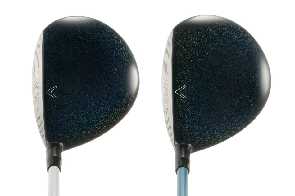 职业球手在练习场使用Big Bertha Beta一号木进行试挥,动作流畅有力,杆头在高速运动中划出一道银色弧线。