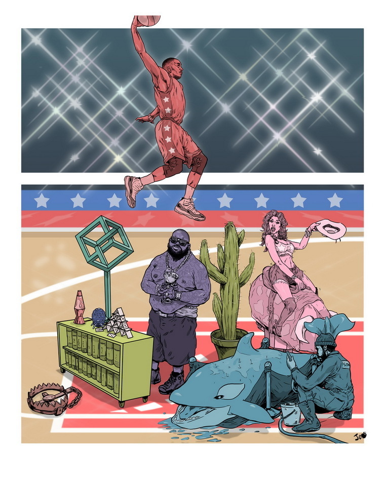 nba球星主题漫画_高清图集_新浪网