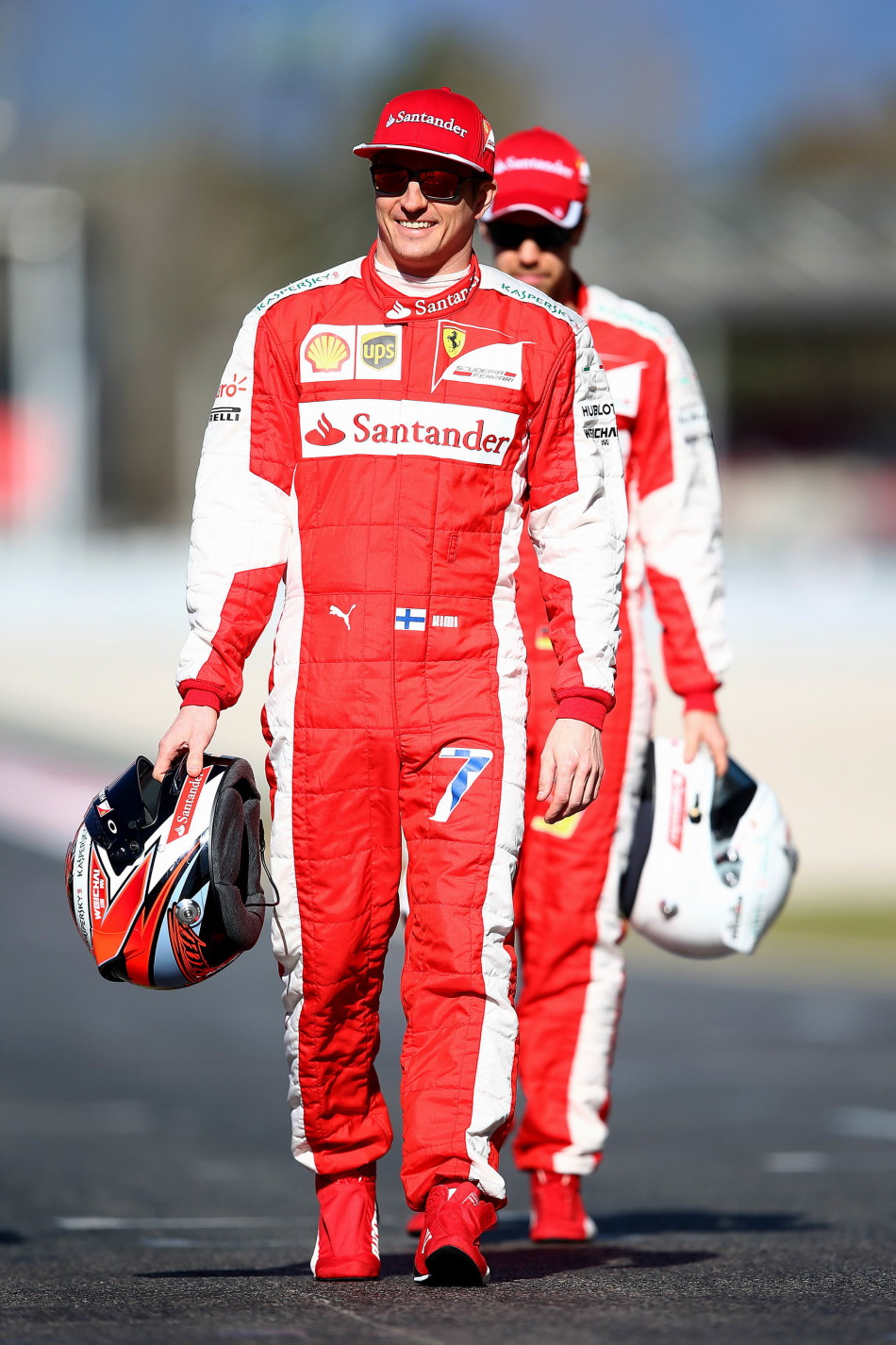 法拉利车队赛道季前照