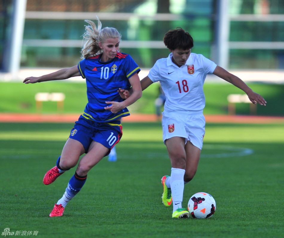 [阿尔加夫杯]中国女足0-3瑞典