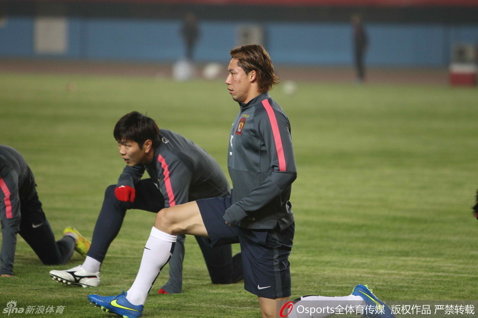 广州恒大训练备战中超