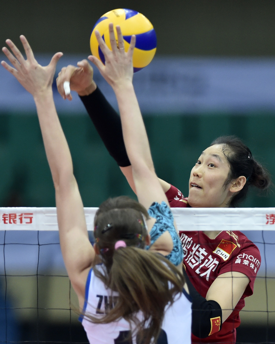 亚锦赛中国队员集锦之朱婷图片 237725 950x1187