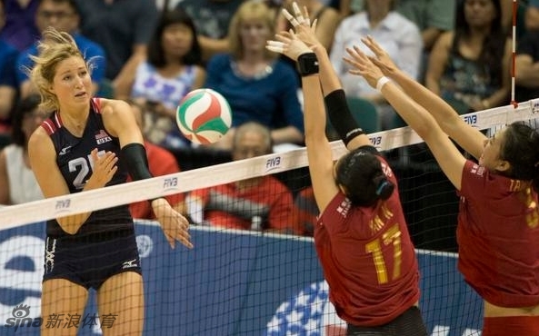 中美首战女排0-3负