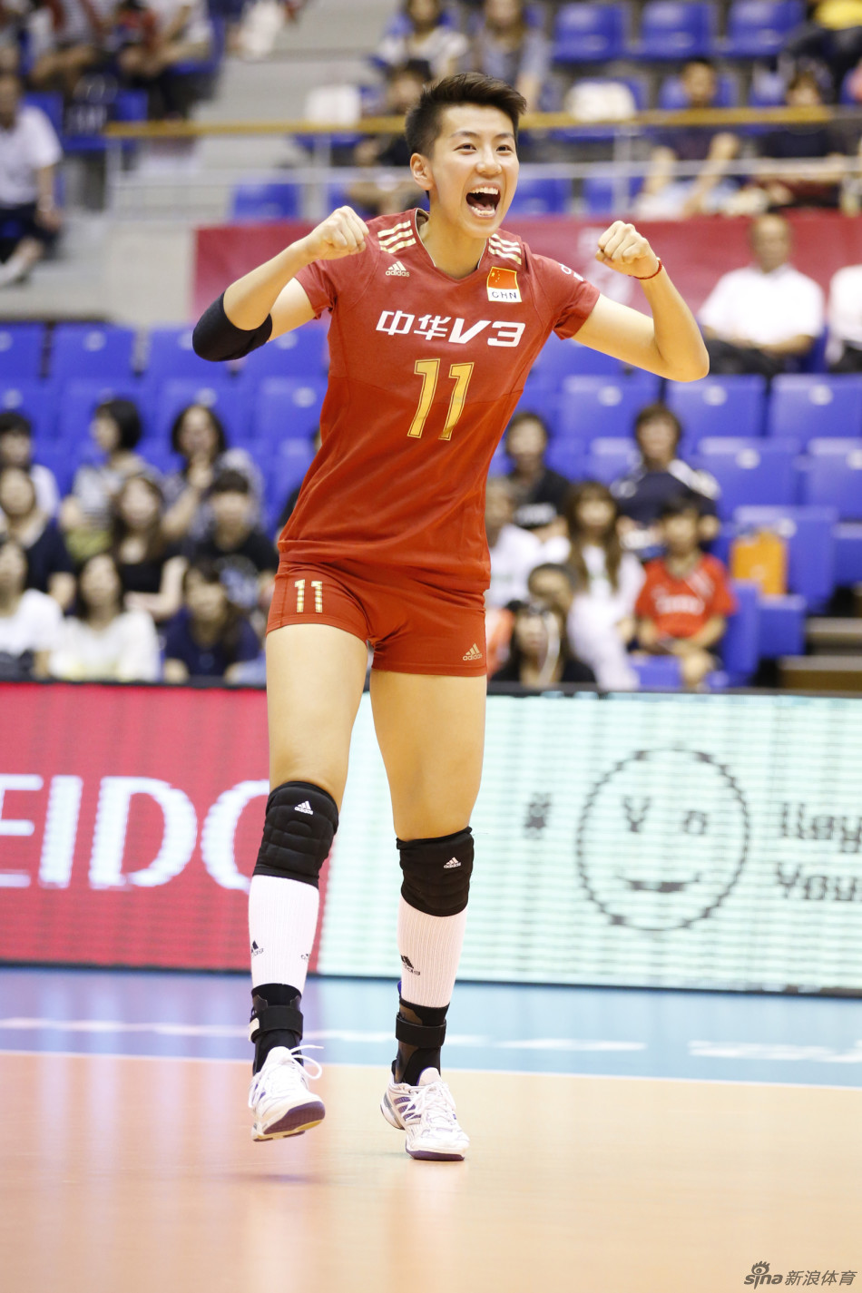 [大奖赛]中国女排3-0多米尼加