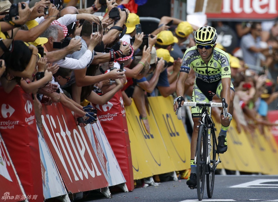 环法第16赛段精彩瞬间