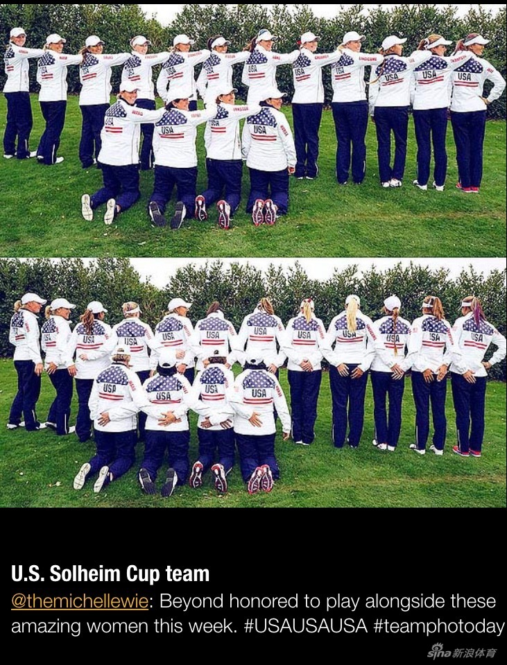 高尔夫球手与家人温馨相伴的瞬间，展现了赛场之外充满温情与生活气息的另一面