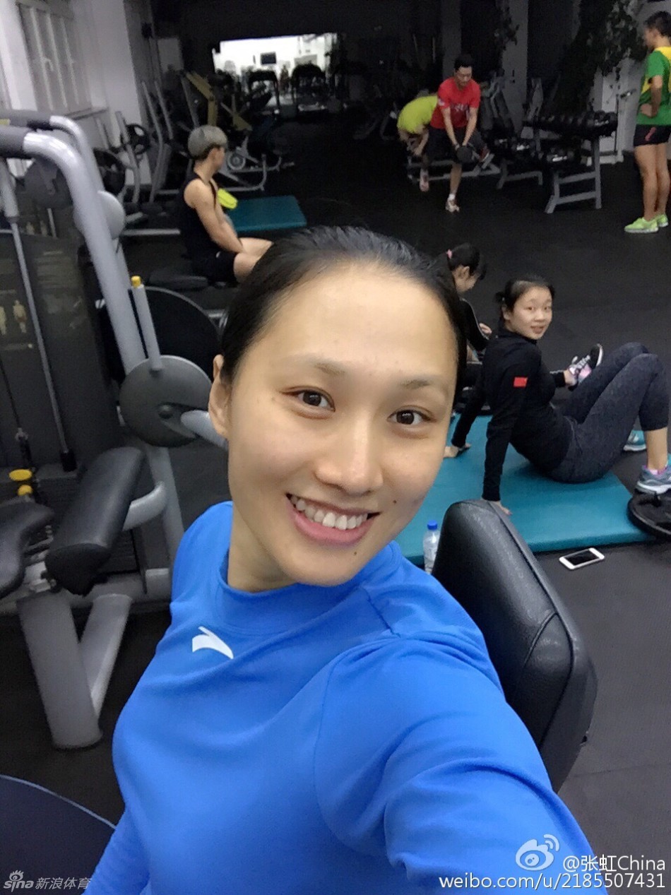速滑女神张虹训练素颜自拍_高清图集_新浪网