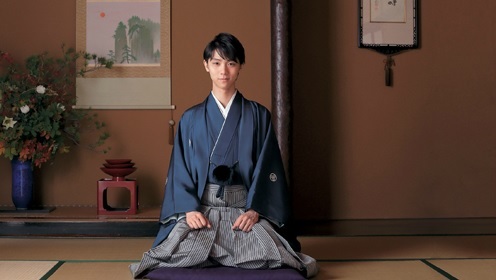 羽生结弦首次身穿和服亮相 高清图集 新浪网