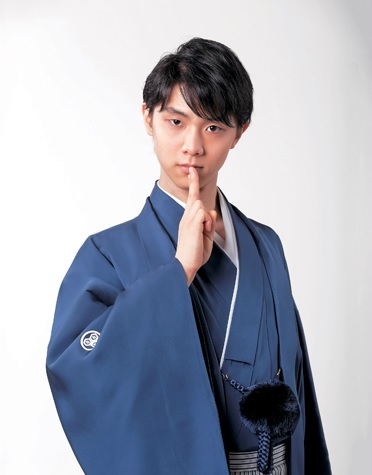 羽生结弦首次身穿和服亮相