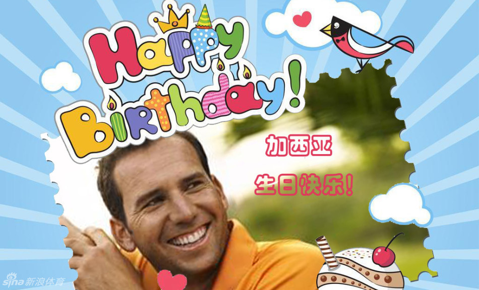 加西亚在果岭边细致观察推杆线路，眉头微蹙尽显大师风范