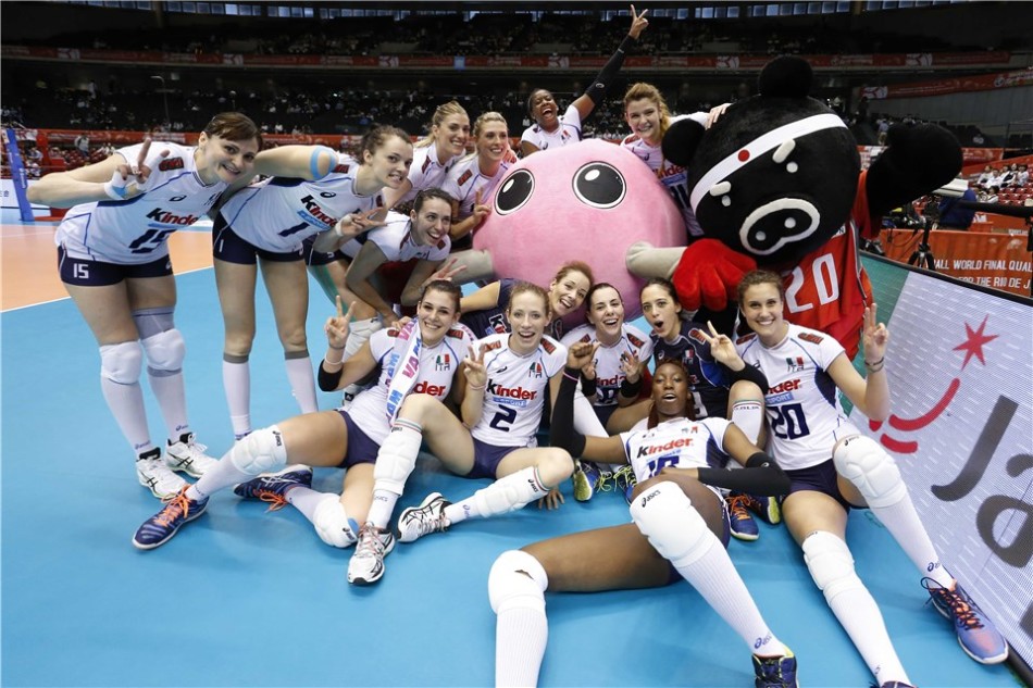 女排落选赛韩国1-3意大利