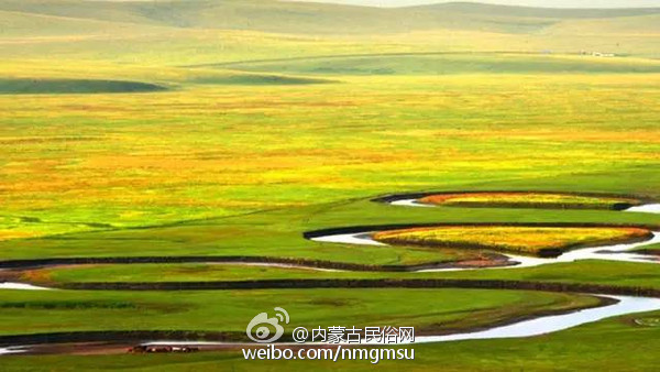 内蒙古天下第一曲水莫日格勒河
