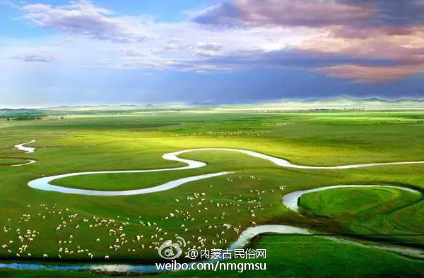 内蒙古天下第一曲水莫日格勒河 内蒙古天下第一曲水莫日格勒河
