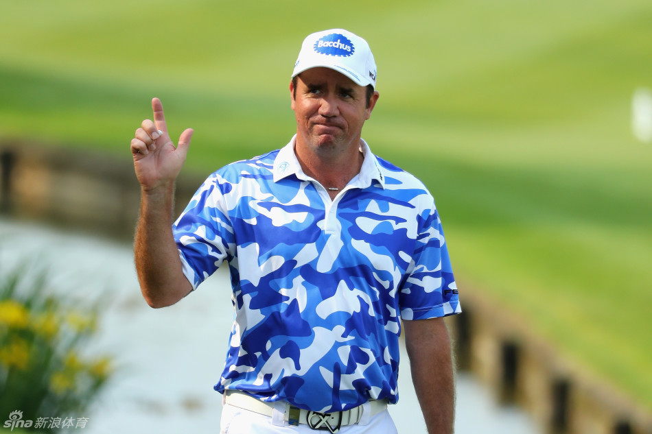 苏格兰球手斯科特·亨德于树林困境中果断挥杆,打出一记精彩的低飞救球,白色小球正从枝叶缝隙间穿出