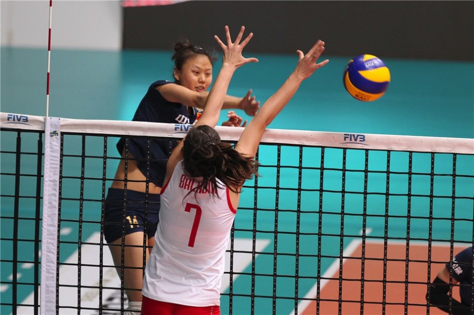 张晓雅 刘晓彤 女排 陈丽怡 姚迪 瑞士赛女排1-