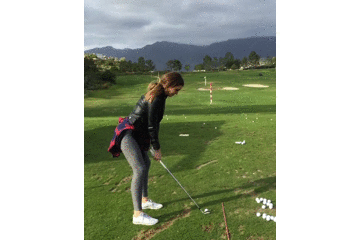 橘子郡高球美女当封面女郎 性感诱惑教你挥杆