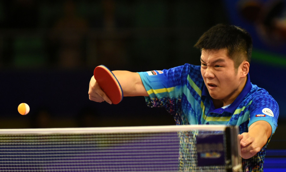 亚欧乒乓球明星对抗首日赛况