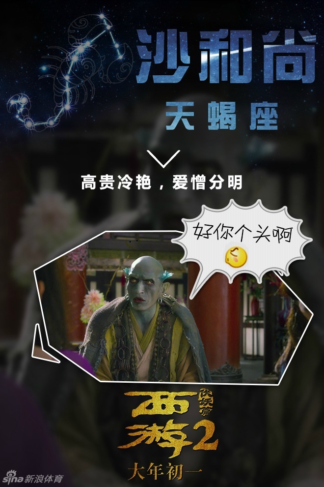 电影剧照中，巴特尔与林更新饰演的孙悟空、杨一威饰演的猪八戒并肩站立，三人的奇特造型构成一幅怪诞的西行图景。