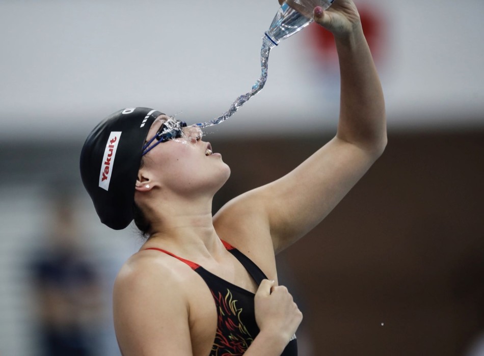 洪荒少女因为奥运会爆红，而她却表示自己的阵地还是泳池。