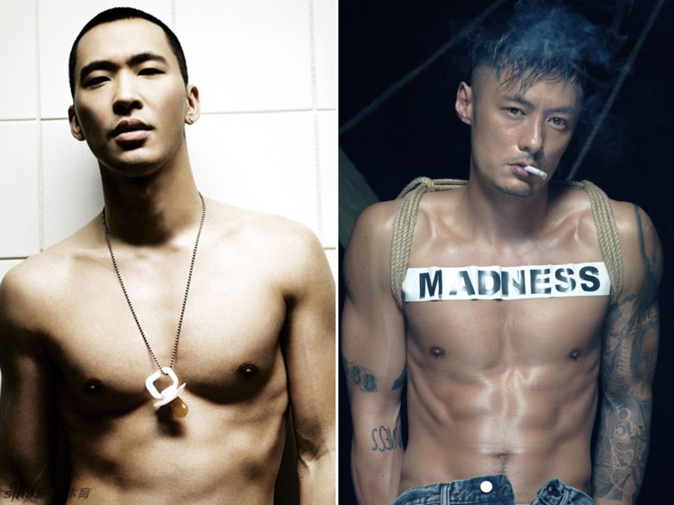 男明星健身肌肉pk:余文乐vs黄立行