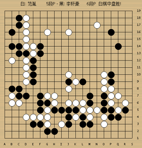 2 / 13 4月18日,阿含桐山杯本选第3轮在棋院战罢,图为动图棋谱.