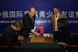 职业对抗开棋仪式