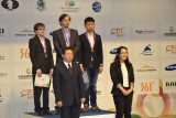 国象男子棋手颁奖