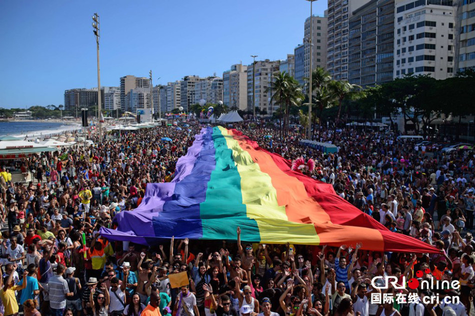 巴西里约热内卢举行同性恋大游行
