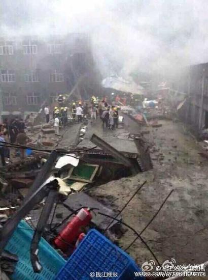 温岭大溪人口_救援人员在温岭市大溪镇佛陇捷宇鞋厂房屋倒塌现场救援.新华社