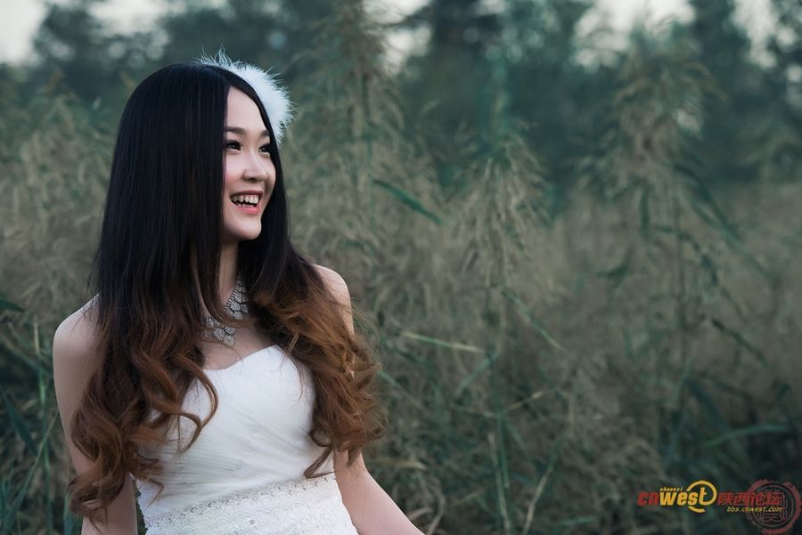 婚纱图片唯美一个人的_一个人拍婚纱(3)