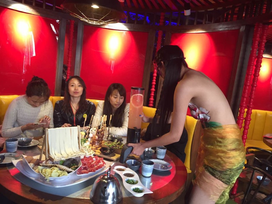内衣餐厅_赵丽颖中餐厅图片