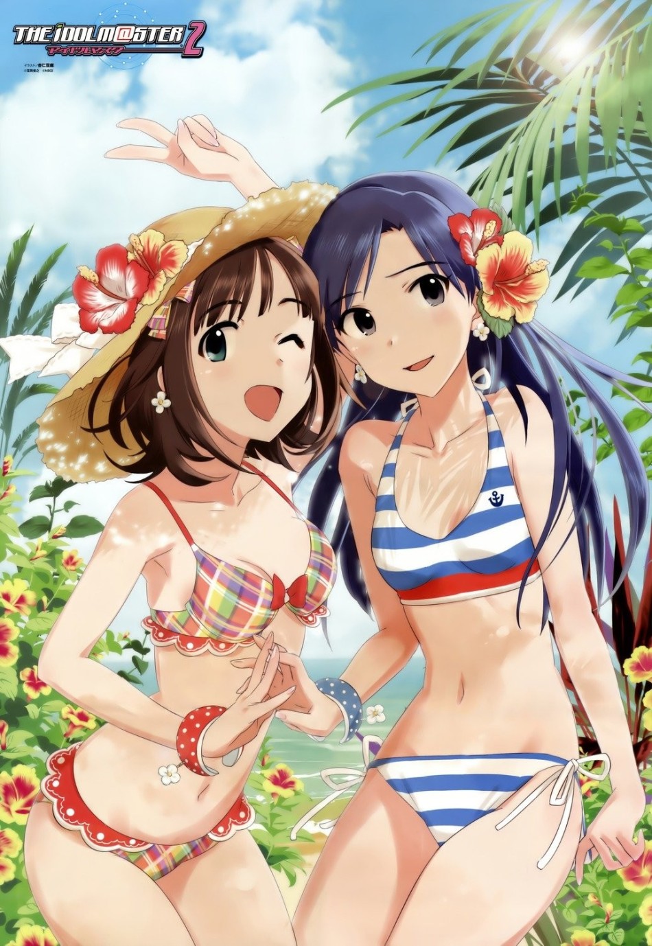 沙滩泳装比基尼——二次元比基尼美少女图集