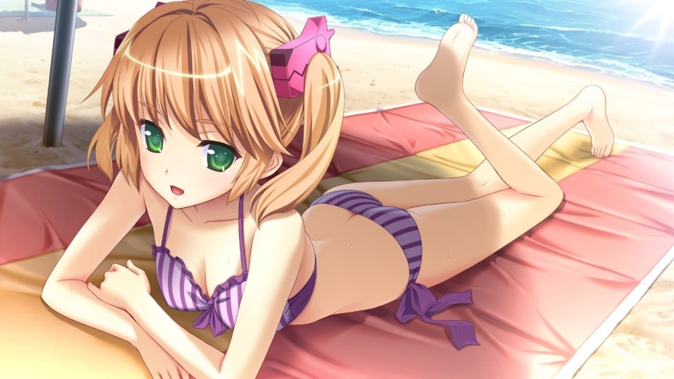 沙滩泳装比基尼——二次元比基尼美少女图集