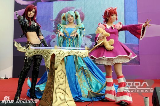tasha lol卡特琳娜cos,超凡魅力无敌霸气 点击查看更多cosplay高清图片