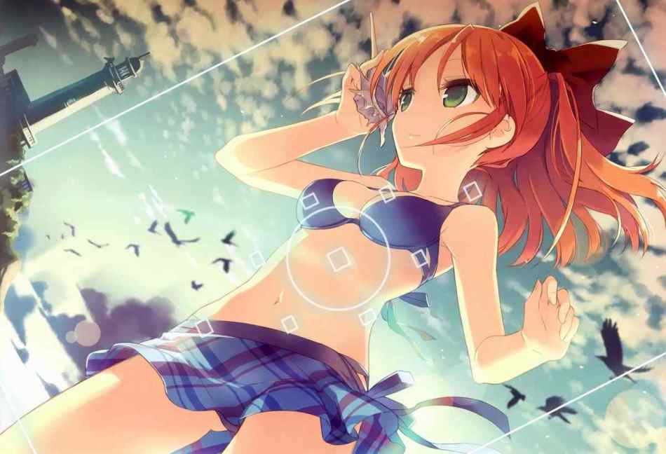 动漫少女内衣图_动漫少女性感内衣图