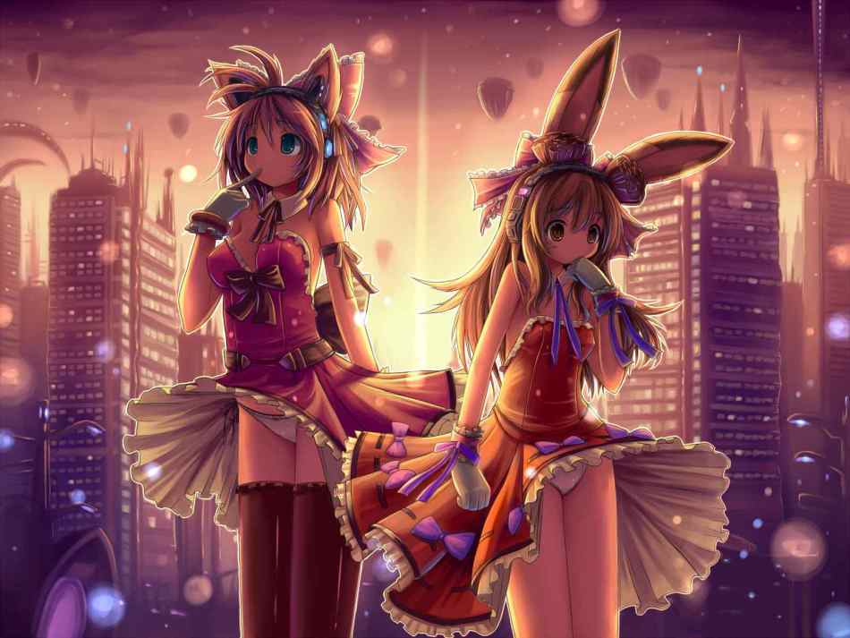 动漫内衣美少女_动漫美少女性感内衣(3)