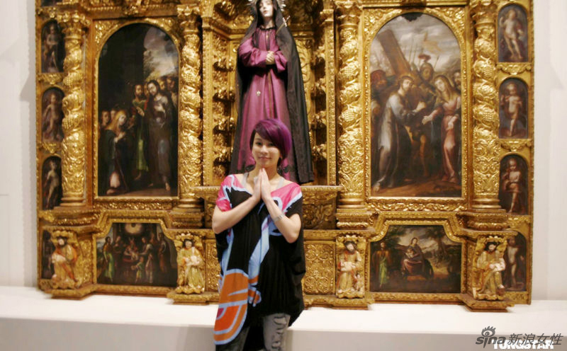 温岚参观世博园 感受墨西哥美食