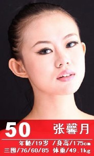 2010新丝路广州模特大赛总决赛亚军-张馨月