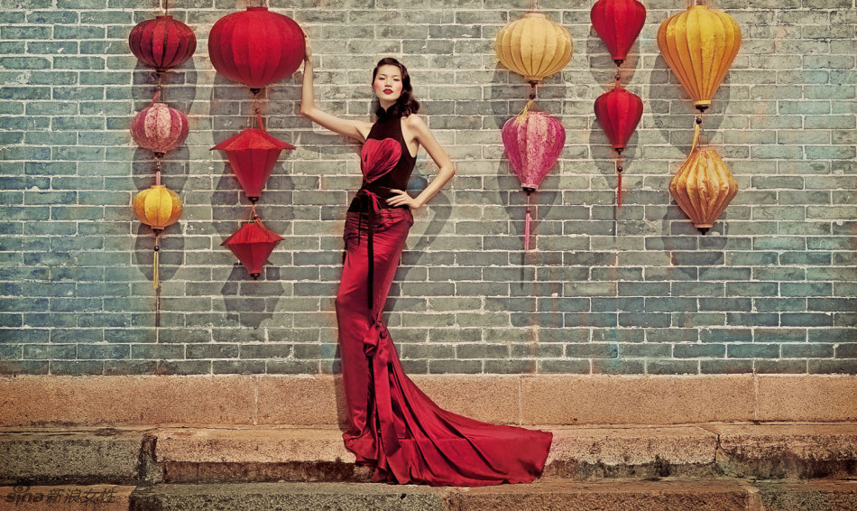 超模李丹妮演绎东方风情