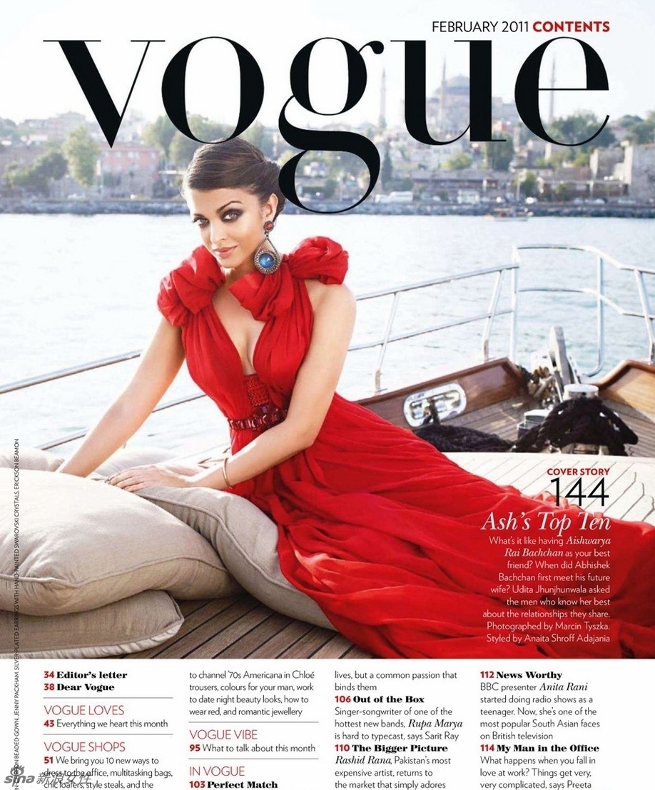 艾西瓦娅《VOGUE》杂志写真