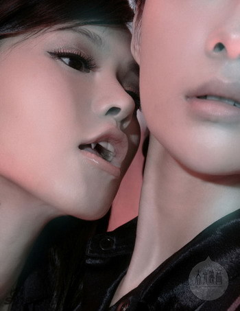 伊能静化身美艳吸血鬼 大胆性感写真