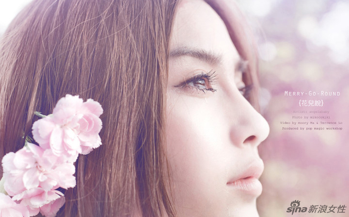 Angelababy花仙子写真 翩翩起舞美不胜收