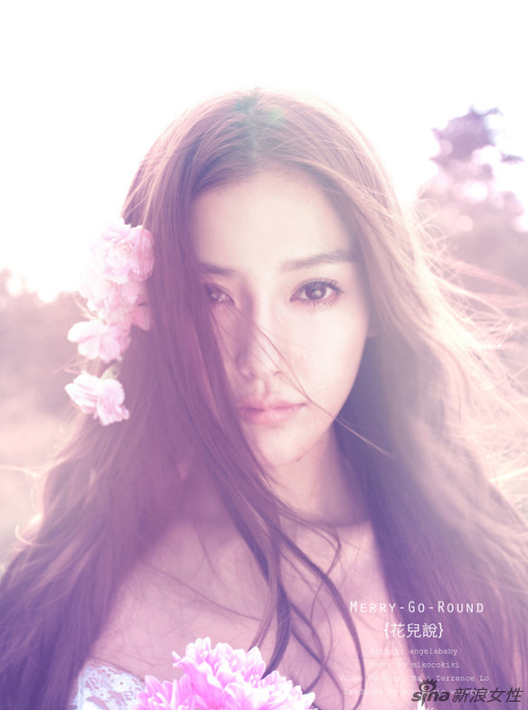 Angelababy花仙子写真 翩翩起舞美不胜收
