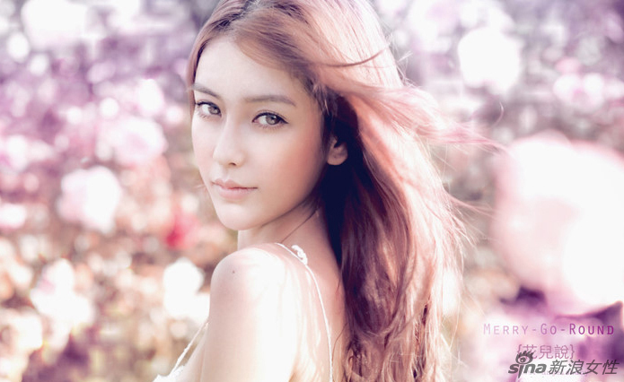 Angelababy花仙子写真 翩翩起舞美不胜收