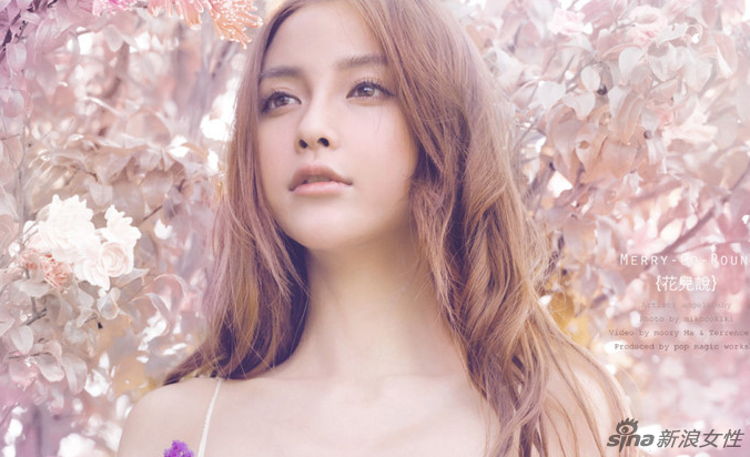 Angelababy花仙子写真 翩翩起舞美不胜收