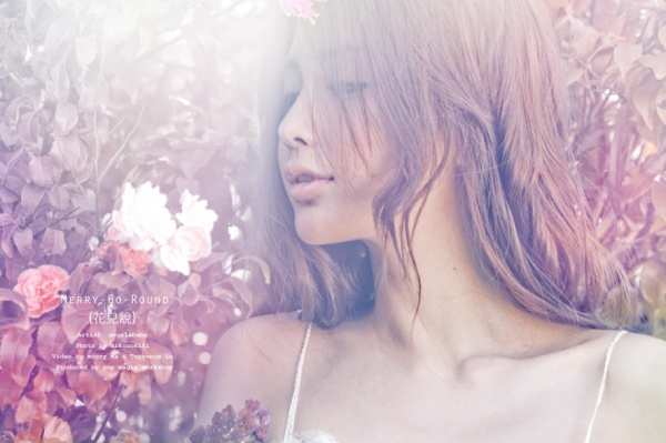 Angelababy最新写真 梦幻唯美造型很日系