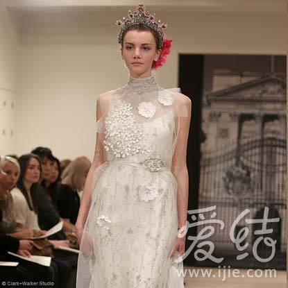 婚纱头饰搭配_婚纱头饰