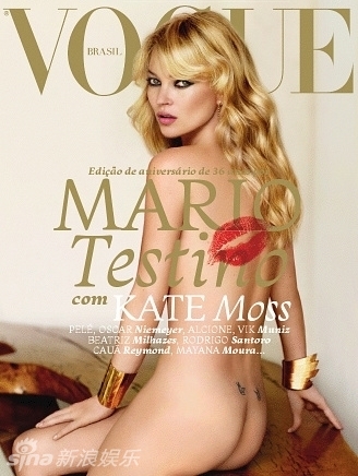 超模凯特-莫斯登《Vogue》电眼迷离